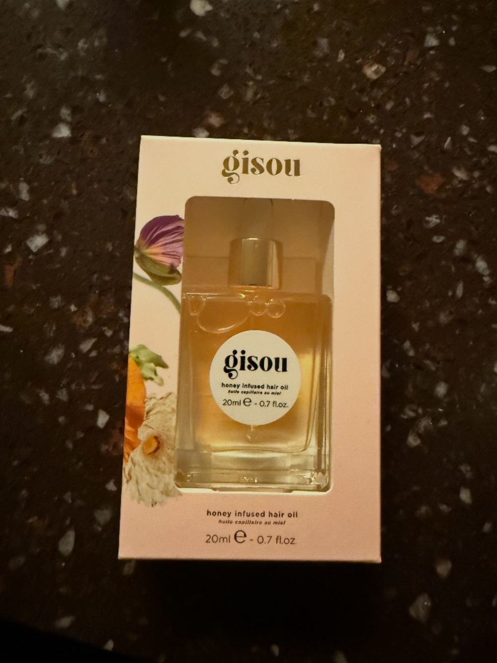 Gisou Mini Honey Infused Hair Oil. 20 ml/.7 oz